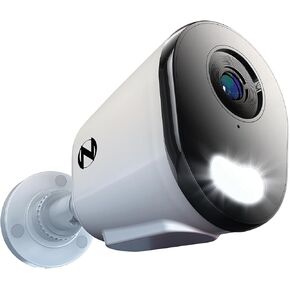 Night Owl Wired IP 4MP Deterrence Camera with 2-Way Audio - White