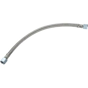uxcell Air Compressor Exhaust Tube, 9/16" Thread Dia 11" Length Compressor Hose Stainless Steel Hose Air Tube Compressor Hardware Accessories Replacement Parts(Flared Mouth)