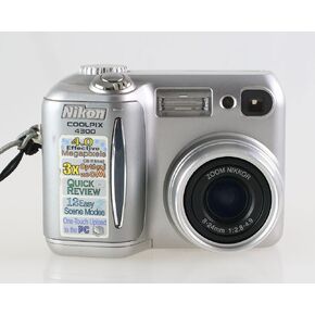 Nikon Coolpix 4300 4MP Digital Camera w/ 3x Optical Zoom (Renewed)