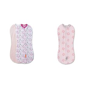 SwaddleMe by Ingenuity Pod - Size Small/Medium, 0-3 Months, 2-Pack (I Heart You) by Ingenuity Pod, 0-2 Months, 1-Pack - Flower Confetti