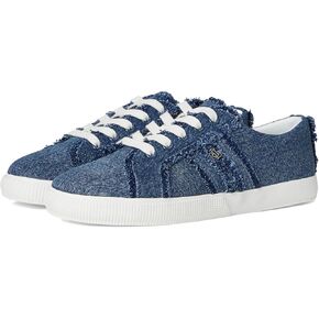 Lauren Ralph Lauren Women's Janson Frayed Denim Sneakers
