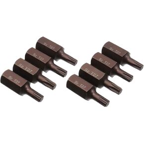 T45 Torx Screwdriver Bit Set 6 Point Star Bits with Hex Shank for Power Screwdriver Drill Impact Driver -8pcs