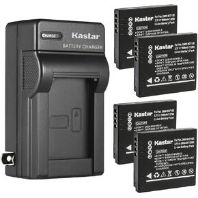 Kastar 1-Pack Battery and AC Wall Charger Replacement for Panasonic Lumix DMC-FT4, Lumix DMC-TS1, Lumix DMC-TS2, Lumix DMC-TS3, Lumix DMC-TS4, Lumix DMC-FS10, Lumix DMC-FS11, Lumix DMC-FS12 Cameras