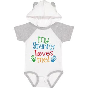 inktastic My Granny Love Me Baby Bodysuit