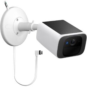 Hardwired Charger Wall Mount for eufySoloCamS220/eufyCam3/s330/eufyCamS3Pro/eufyCamS300/3C/SoloCam C210,Continuous Power Supply with 360° Adjustable Angle for All-Around Monitoring