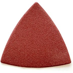 POWERTEC 48000 3-1/8" Triangle Detail Sandpaper, Assort Grit w/ 60 80 120 180 240 320 | Hook and Loop Sanding Pads for Oscillating Multi Tool, 36-Pack, No Holes