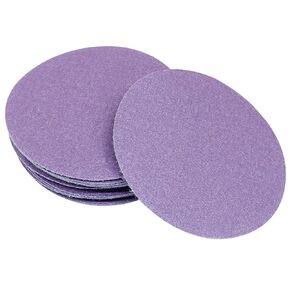 3 Inch Round Sanding Discs, 50 Pcs 2000 grit Aluminum Oxide Wet Dry Purple Sandpaper Hook and Loop Sand Paper for Wood, Metal Polishing, Automotive Paint Removal
