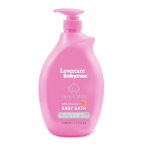 حمام الحليب الصغير Lovercare - 1000 مل - 33.8 أوقية - زجاجة وردية جديدة