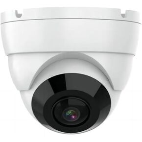4K 8MP 180° Panoramic Ultra Wide Viewing Angle Fisheye Eyeball Dome TVI CVI AHD Analog 4 in 1 CCTV Security Camera, 30ft IR Night Vision, Outdoor, Full Metal Housing, ONLY Compatible with 8MP DVR
