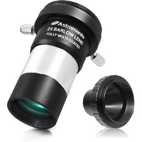 Astromania T-Ring Set for 42mm Pentax-k - Bundle with - 1.25" Latest 2X Barlow Len
