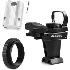 Astromania Telescope/Spotting Scope Accessories T-Ring for 42mm Pentax-k Camera - Bundle with - Silver Plate & Finder Deluxe Telescope