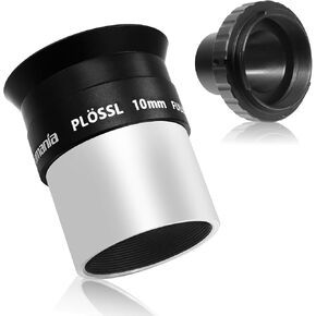 Astromania T-Ring Set for 42mm Pentax-k - Bundle with - 1.25" 10mm Plossl Telescope Eyepiece