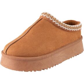 Womens Cognac Tammie Platform Slipper