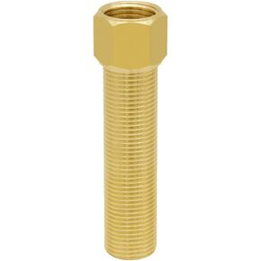 Hooshing Brass Pipe Fitting 1/2" G Male to 1/2" NPT Female Adapter Brass Extension Pipe Nipple Converter Connector 2.76 Inch/70 mm Length