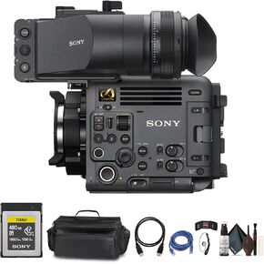 Sony BURANO 8K Digital Motion Picture Camera | Full-Frame 8.6K Sensor, Dual Base ISO, in-Body Stabilization, Hybrid AF (MPC-2610) + 480GB CFexpress Card + Case + HDMI Cable + Cleaning Kit + More