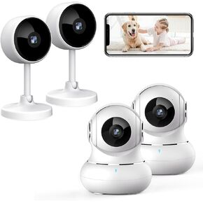 litokam 4 Pack Indoor Security Camera
