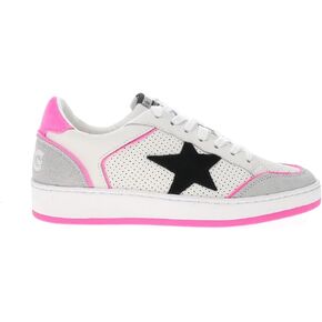 Vintage Havana Womens Delma 2 Perforated Slip On Sneakers Shoes Casual - Pink, White