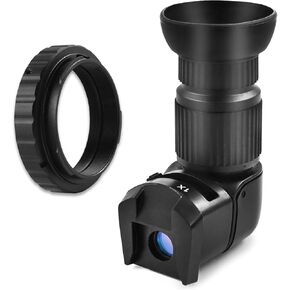 Astromania Telescope/Spotting Scope Accessories T-Ring for 42mm Pentax-k Camera - Bundle with - Viewfinder with 6 Mounting Adapters