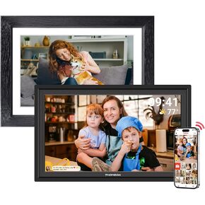 Frameo Digital Picture Frame, Digital Photo Frame WiFi with 32 GB, HD IPS Touch Screen, Auto-Rotate, Slideshow, Share Photos/Videos from Phone by Frameo App