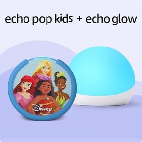 Echo Pop Kids Disney Princess مع Echo Glow