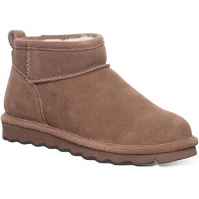 BEARPAW Women's Shorty Wide Multiple Colors | Women's Ankle Boot | Women's Slip On Boot | Comfortable Winter Boot