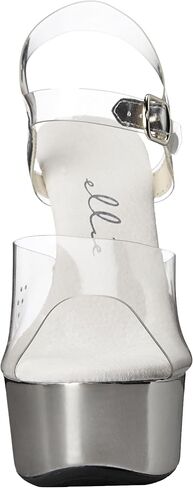 Ellie Shoes Women's 609-CHROME Platform Sandal in Saudi Arabia