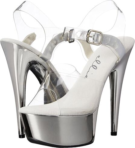 Ellie Shoes Women's 609-CHROME Platform Sandal in Saudi Arabia