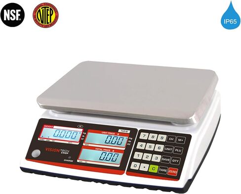 TVP-30B Price Computing Scale, Lb/Oz/Kg Switchable, 30lb Capacity, 0.005lb Readability, NTEP Legal for Trade COC #19-038 in Kuwait