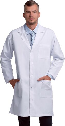 Professional for Men Women Snap Closure Full Length Poly Cotton 40 Inch in Saudi Arabia
