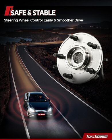 Torchbeam Front Wheel Hub Bearing Assembly 515050, Replacement for Aviator 2003-2005, Explorer 2002-2005, Mountaineer 2002-2005 in Kuwait