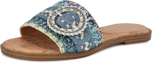 Nine West Women's Poland Flat Sandal in Kuwait