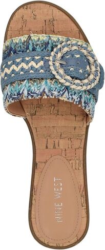 Nine West Women's Poland Flat Sandal in Kuwait