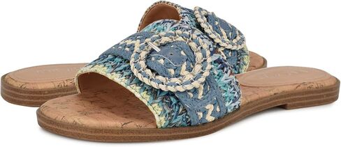 Nine West Women's Poland Flat Sandal in Kuwait