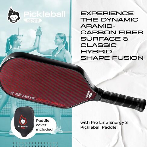 Pickleball Paddle - USAPA Approved - Carbon Fiber Pickleball Paddle - Pro Pickleball Paddle with Non-Slip Faux Leather Grip - Pickleball Racket for Adults in Saudi Arabia