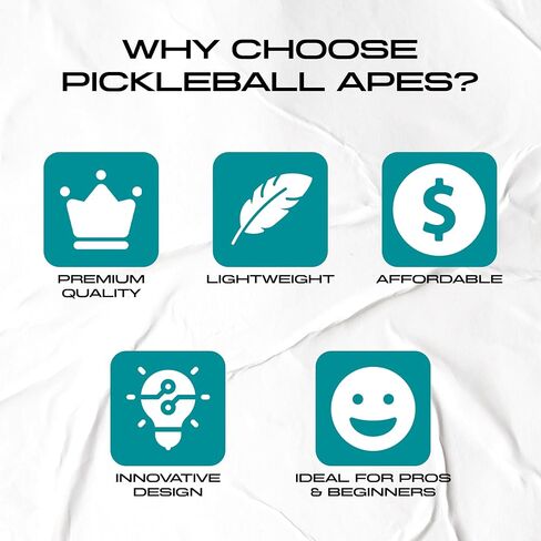 Pickleball Paddle - USAPA Approved - Carbon Fiber Pickleball Paddle - Pro Pickleball Paddle with Non-Slip Faux Leather Grip - Pickleball Racket for Adults in Saudi Arabia