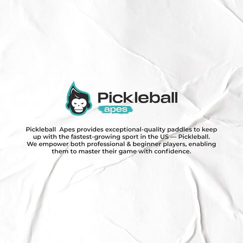 Pickleball Paddle - USAPA Approved - Carbon Fiber Pickleball Paddle - Pro Pickleball Paddle with Non-Slip Faux Leather Grip - Pickleball Racket for Adults in Saudi Arabia
