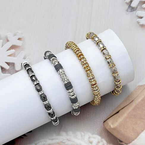 4 Pack Beading Funnel - Clay Beads Bracelet Making Kit, Beading Needles Bracelet Making Kit for Jewelry Making, Jewelry Making kit with Beading Funnel Can Replace Clay Bead Spinner in Kuwait