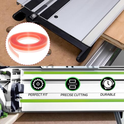 495209 شريط حارس Splinter for Festool Track Saws-197 بوصة شريط بديل لـ FS/2 ، FS-SP 5000 ، قضبان دليل FSK ، ملحق ذاتي ، ملحق سهلة الإنجاز للقطع الدقيق in Kuwait