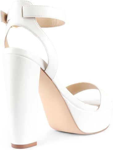 MERUMOTE Women's Chunky Platform Sandals High Heel Sandals | Chunky Sandals, Heels Platform, Heels Open Toe, Evening Shoes in Saudi Arabia
