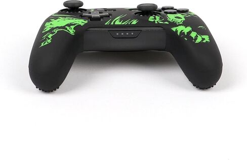 RALAN Laser Blood Handprint Design Controller Skin with 4 Thumb Grips for Switch Pro Controller, Anti-Slip Silicone Controller Cover Protector Case in Kuwait