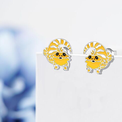 Capybara Gifts S925 Sterling Silver Capybara Earrings Animal Jewelry Gifts for Women in Kuwait