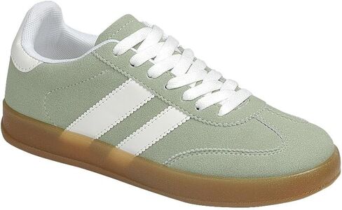Forever Women DEER-09 Low Top Comfort Lace-up Fashion Sneakers in Saudi Arabia