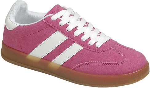 Forever Women DEER-09 Low Top Comfort Lace-up Fashion Sneakers in Saudi Arabia