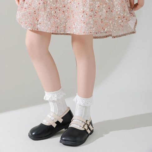 Meeshine 5 Pack Toddler Baby Girls Lace Socks Eyelet Shuffle Mesh Pincess Cotton Dress Dress Fuck in Saudi Arabia