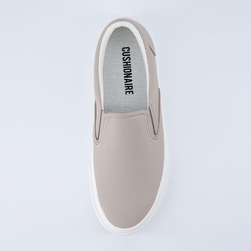 CUSHIONAIRE Ferris Fashion Slip On Sneakers for Women – Laceless Everyday Casual Womens Shoes with Cushioned Insole and Flexible Sole for Effortless Comfort and Style in Kuwait