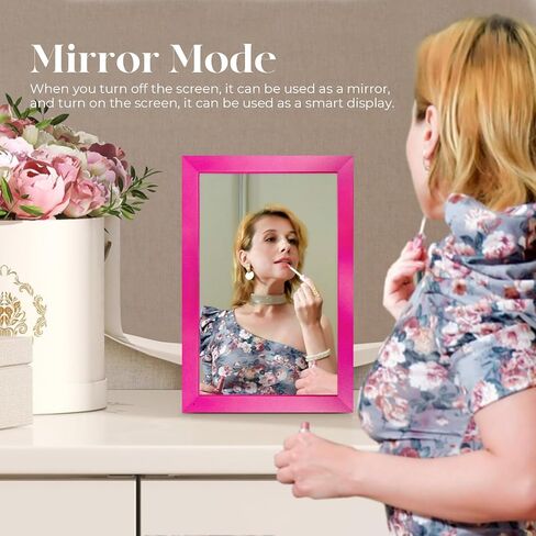 Changing 10.1 Ceci Smart Display | Magic Mirror Picture Frame丨Google Calendar&HomeHub&Assistant丨Smart TV丨Gift for Girl丨Music Mirror丨 Replace The Traditional Mirror in Kuwait