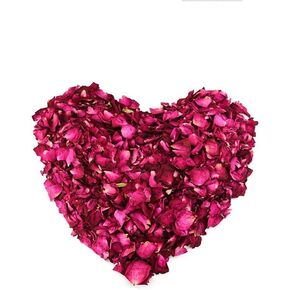 100 Grams Dried Rose Flower Petals Natural Real Red Rose Petal for Wedding Confetti Valentines Day Party Decoration Bath Foot SPA Sachets Crafting