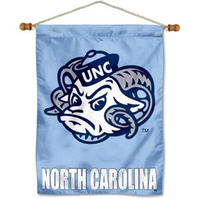 North Carolina Tar Heels Banner with Hanging Pole