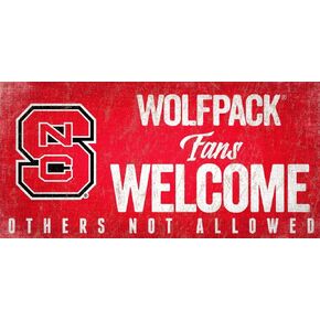 Fan Creations NC State University Fans Welcome Sign, Multi