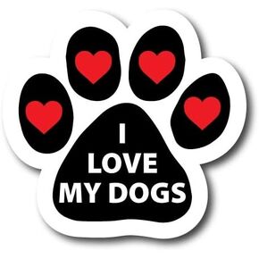 Magnet Me Up: Dog on Board Cute Pawprint Magnet Decal - 5 Inch, Automotive Magnet for Car, Truck, SUV, Other Surfaces - Pet Safety Car Magnet, Paw Print Pet Lovers Auto Accessories
